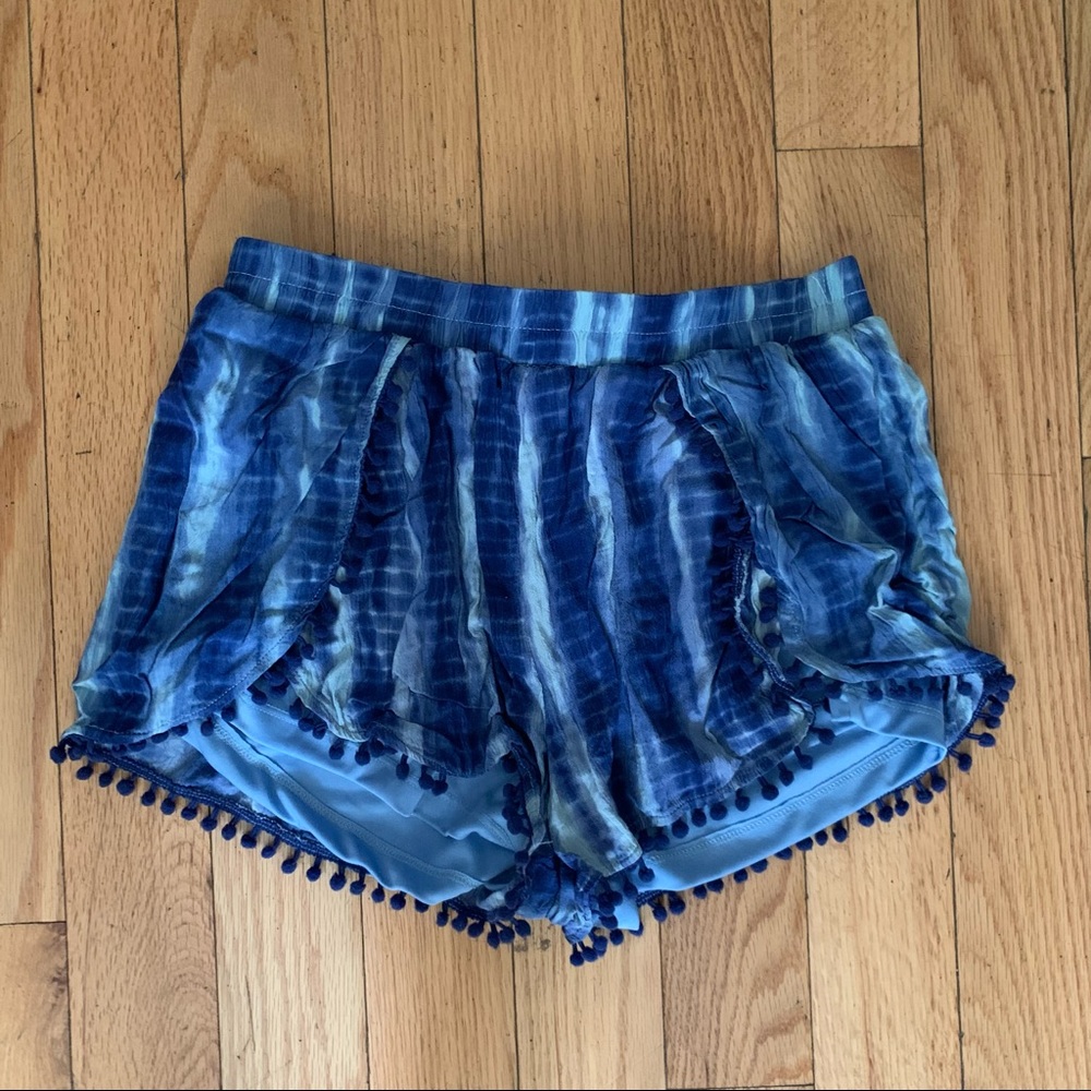 DizzyLissy Blue Tie Dye Soft Shorts